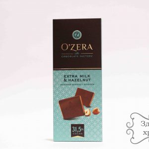 Ruska čokolada mlečna sa lešnikom – Ozera Extra Milk & Hazelnut 31.5%